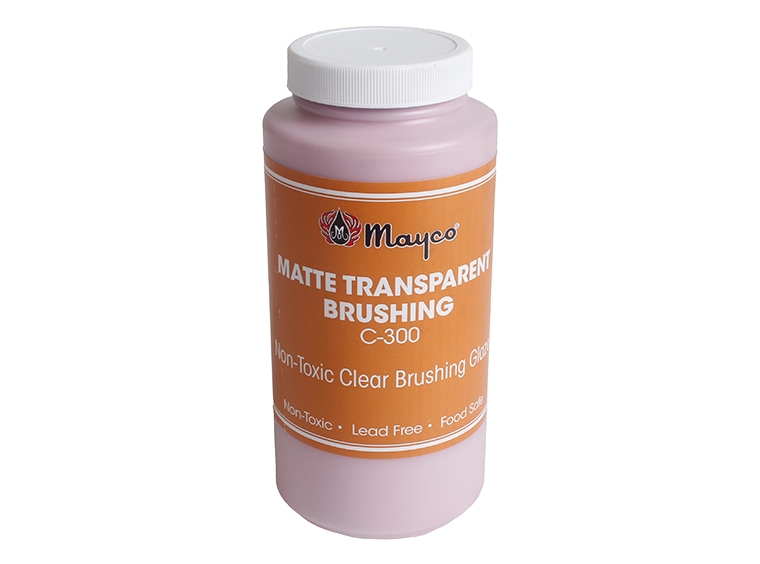 Matte Transparent Brushing Glaze - 16 Ounces (Case of 1)