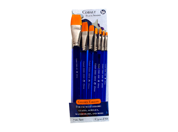 Cobalt Flat & Shader - 7 Piece Set (Case of 1)