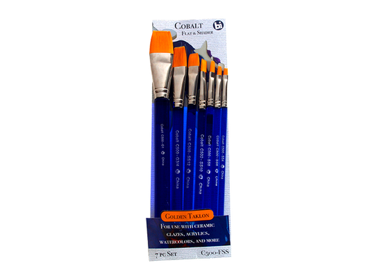 Cobalt Flat & Shader - 7 Piece Set (Case of 1)