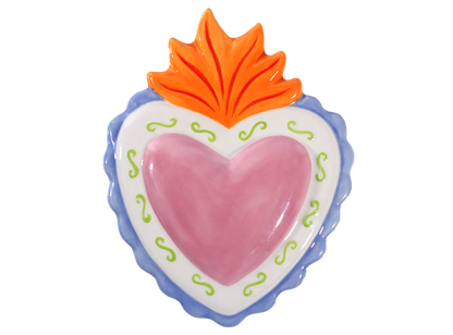 Bisque Heart With Mounting Hole (Case of 12)
