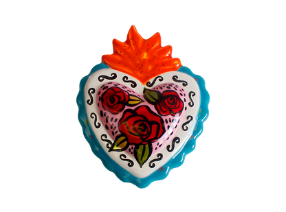 Bisque Heart With Mounting Hole (Case of 12)