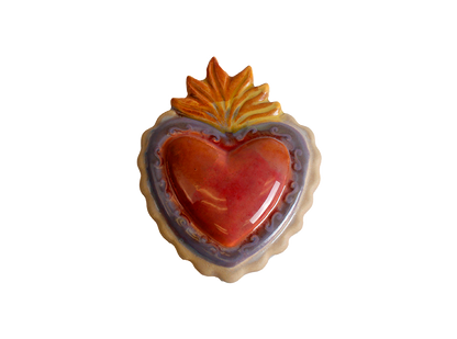 Bisque Heart With Mounting Hole (Case of 12)