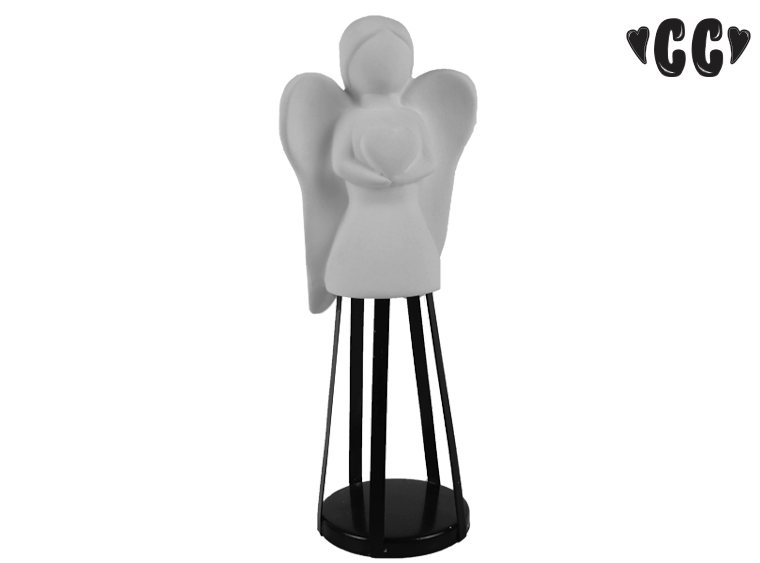 Bisque Cage Angel (Case of 4)