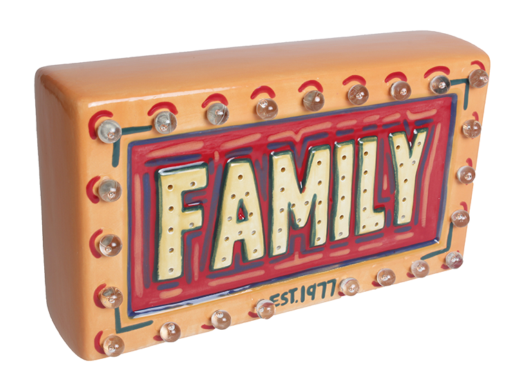Bisque Lighted Family Marquee (Case of 2)