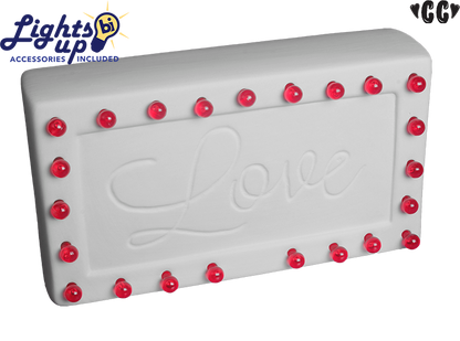 Bisque Lighted Love Marquee (Case of 2)
