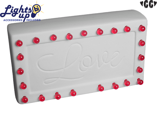 Bisque Lighted Love Marquee (Case of 2)
