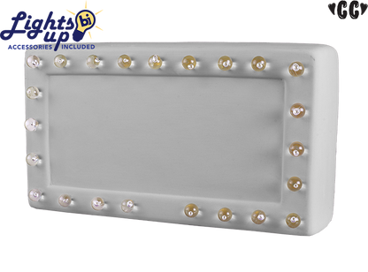 Bisque Lighted Marquee (Case of 2)