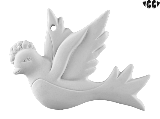 Bisque Little Birdie Ornament (Case of 12)