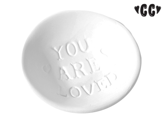 Bisque You Are Loved Dish (Case of 12)