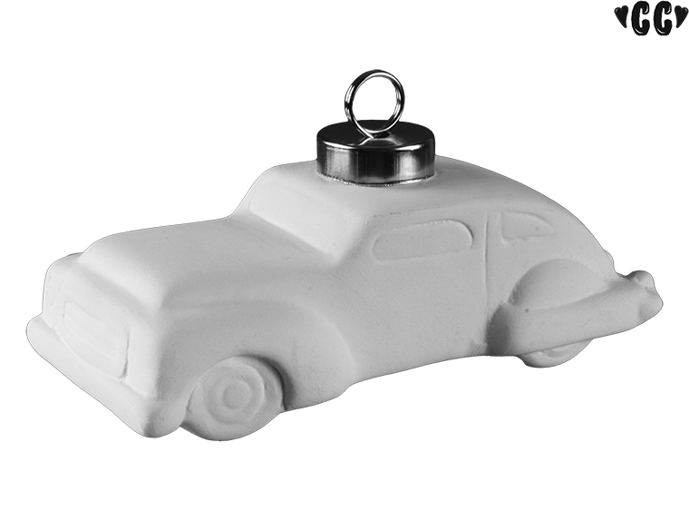 Bisque Retro Rider Ornament (Case of 12)