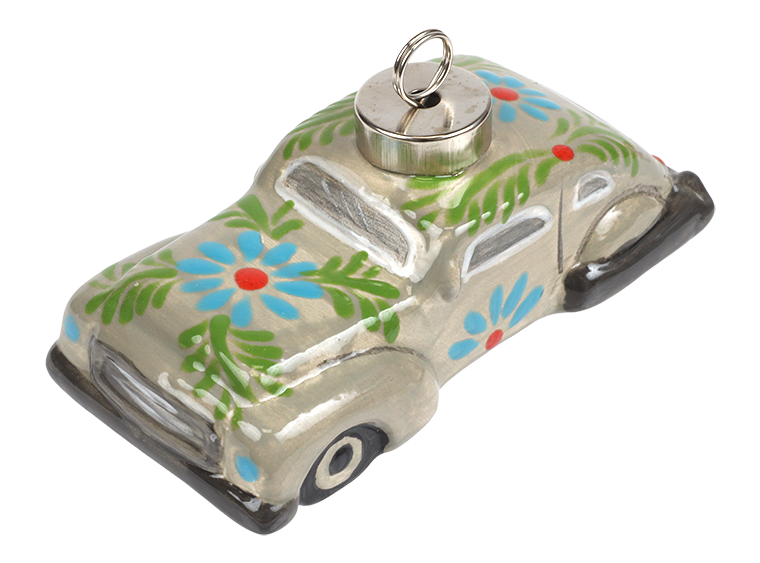 Bisque Retro Rider Ornament (Case of 12)