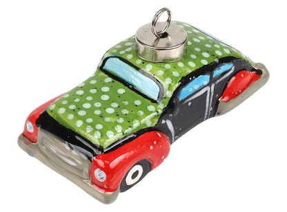 Bisque Retro Rider Ornament (Case of 12)