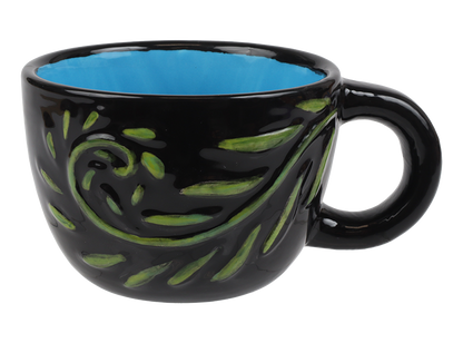 Bisque Swirly Petals Mug (Case of 6)