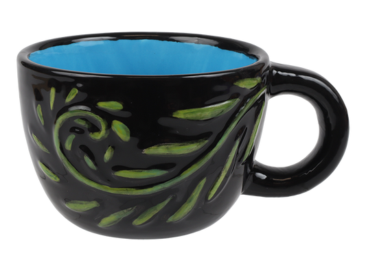 Bisque Swirly Petals Mug (Case of 6)