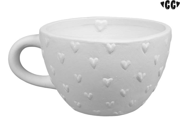 Bisque Sips Of Love Mug (Case of 6)