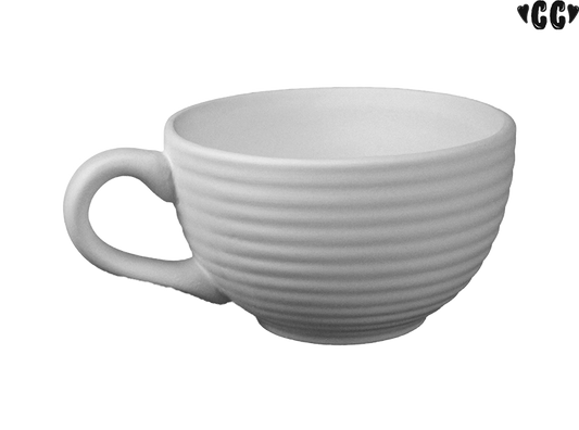 Bisque Coiled Latte Cup (Case of 4)