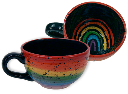 Bisque Coiled Latte Cup (Case of 4)