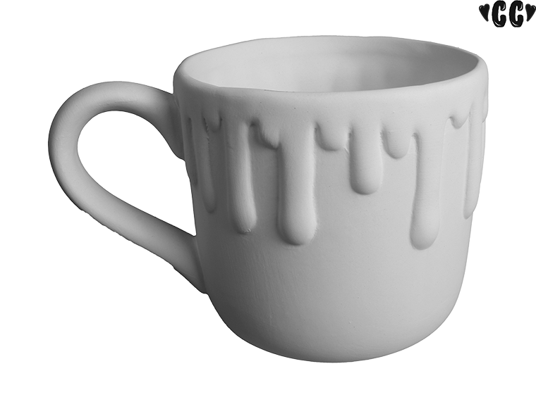 Bisque Rainbow Drip Mug (Case of 4)
