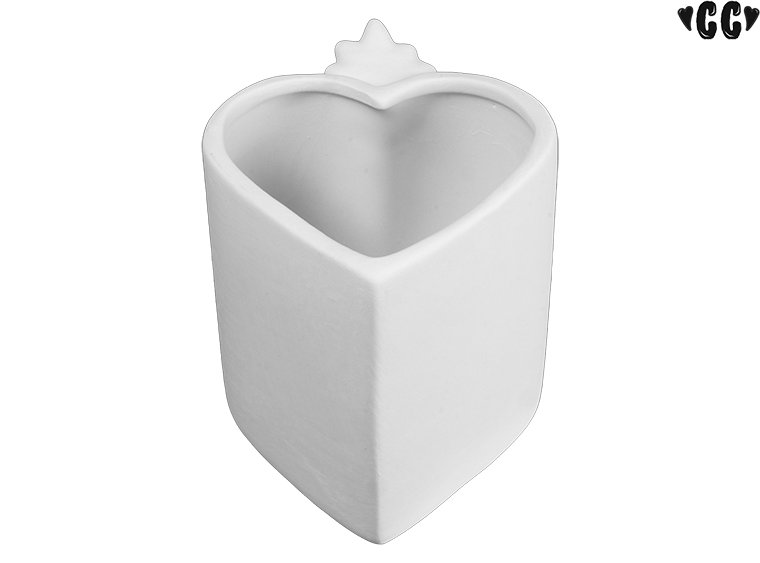 Bisque Chunky Heart Mug (Case of 6)