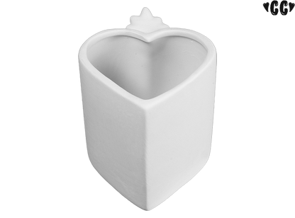 Bisque Chunky Heart Mug (Case of 6)