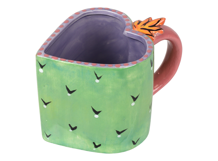 Bisque Chunky Heart Mug (Case of 6)