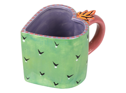 Bisque Chunky Heart Mug (Case of 6)