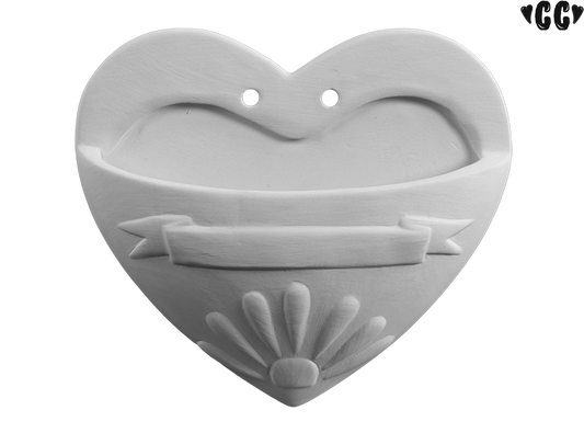 Bisque Mi Amor Wall Pocket (Case of 8)