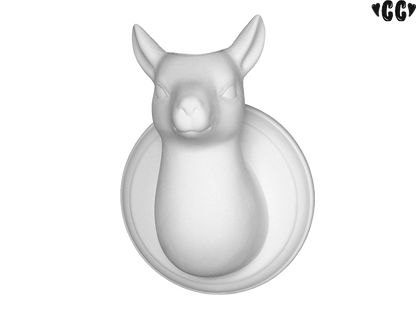 Bisque Mounted Llama Planter (Case of 2)