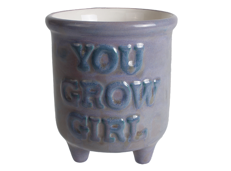 Bisque You Grow Girl Planter (Case of 4)