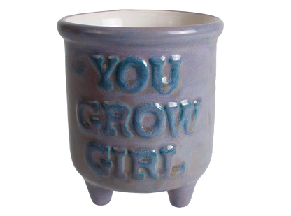 Bisque You Grow Girl Planter (Case of 4)