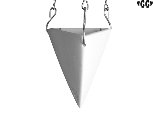 Bisque Hanging Triangle Air Planter (Case of 6)