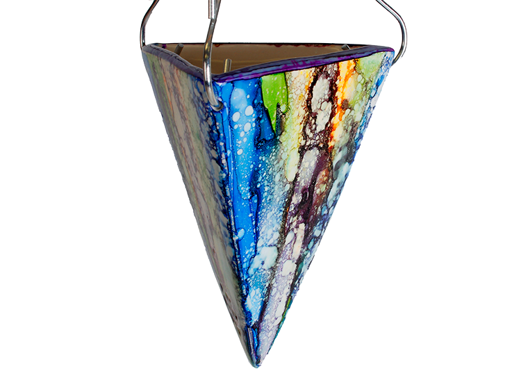 Bisque Hanging Triangle Air Planter (Case of 6)