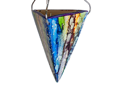 Bisque Hanging Triangle Air Planter (Case of 6)