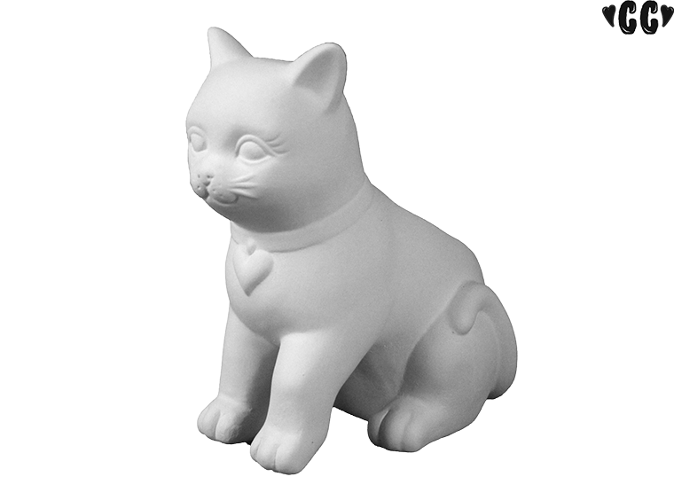 Bisque Kitty Planter (Case of 4)
