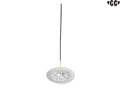 Bisque Luisa's Lotus Incense Dish (Case of 8)