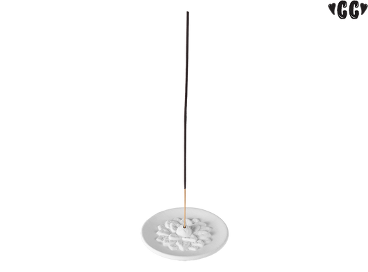 Bisque Luisa's Lotus Incense Dish (Case of 8)
