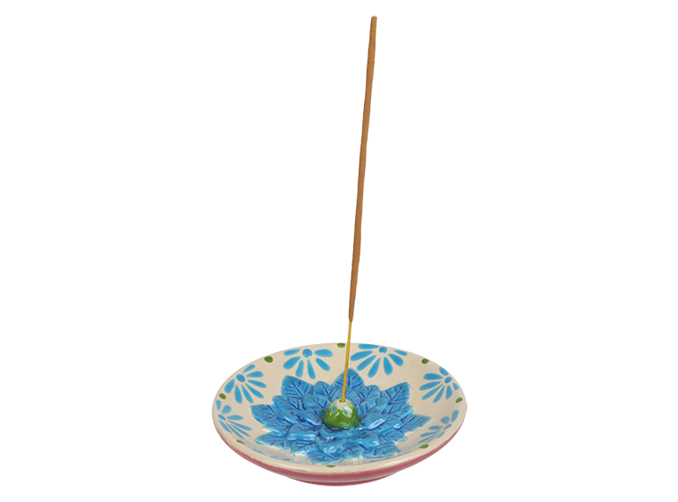 Bisque Luisa's Lotus Incense Dish (Case of 8)