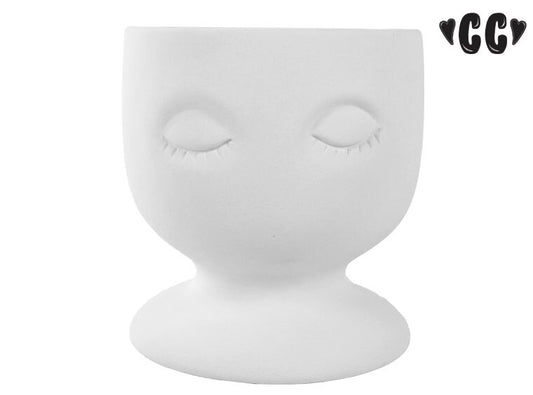 Bisque Medium Face Planter (Case of 4)