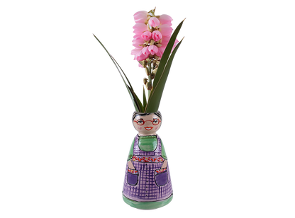Bisque Peg Vase (Case of 4)
