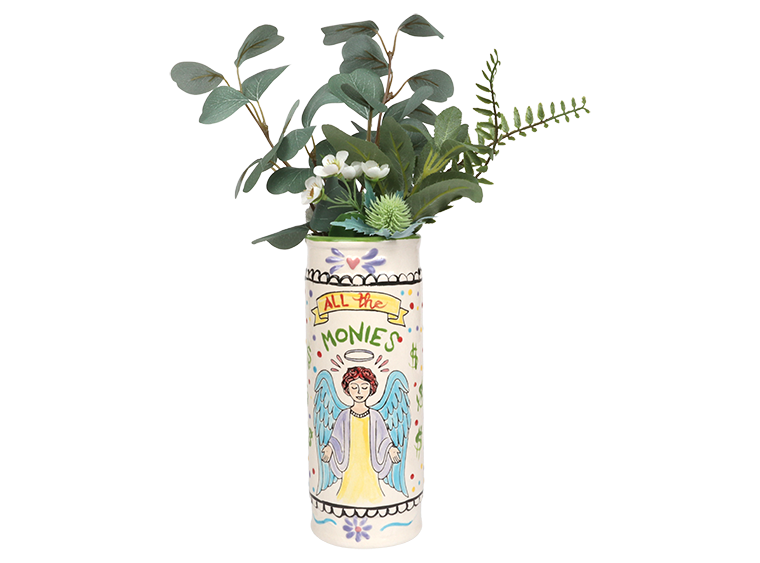 Bisque Prayer Candle Vase (Case of 6)