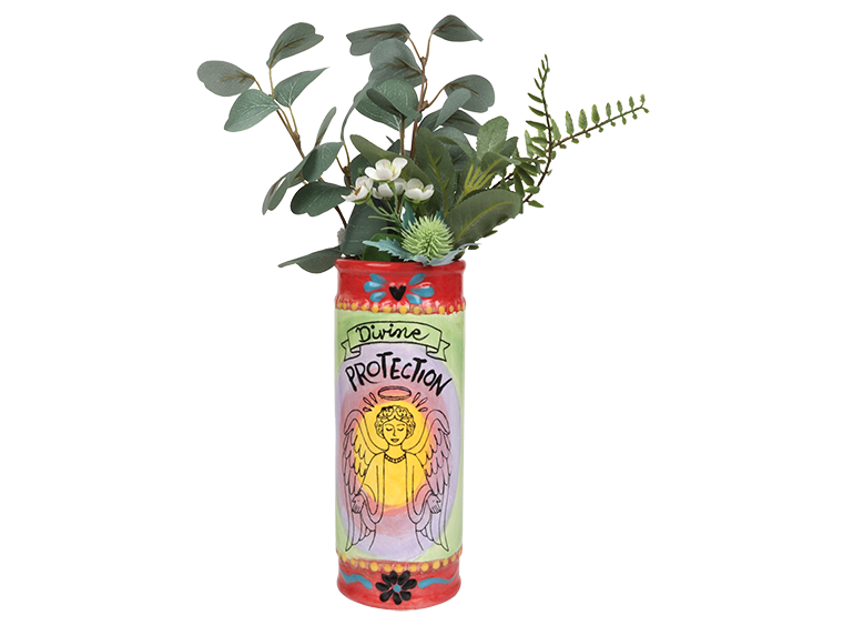Bisque Prayer Candle Vase (Case of 6)
