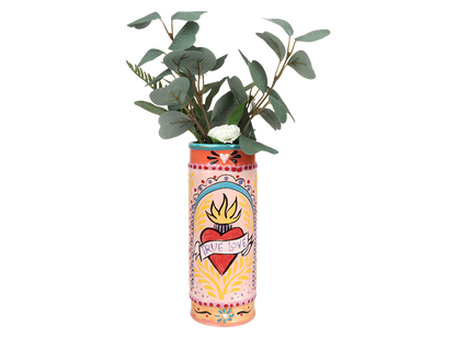 Bisque Prayer Candle Vase (Case of 6)