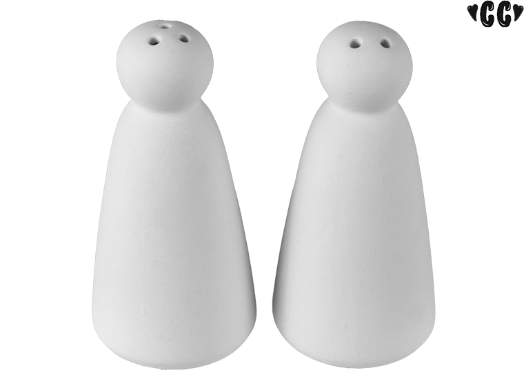 Bisque Peg People Salt And Pepper Set (Case of 4)