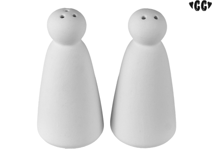 Bisque Peg People Salt And Pepper Set (Case of 4)