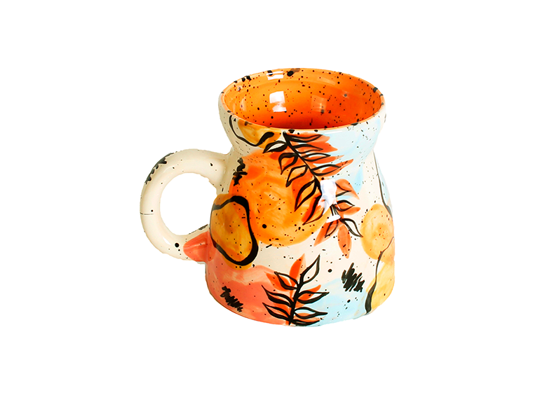 Bisque Wide Mouth Mug (Case of 4)