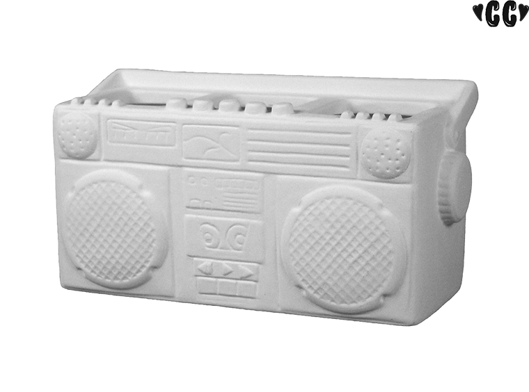Bisque Boombox Planter (Case of 2)