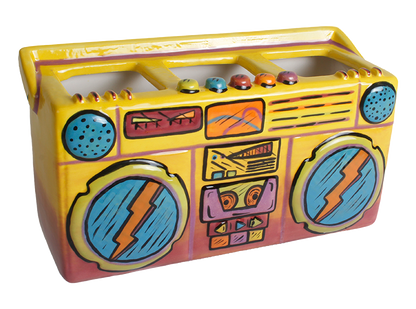 Bisque Boombox Planter (Case of 2)