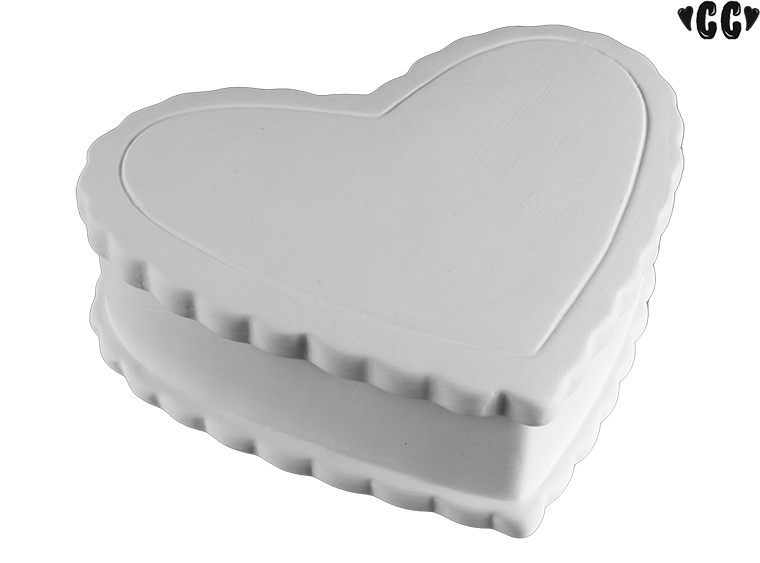Bisque Sweetheart Chocolate Box (Case of 4)