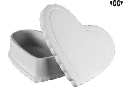 Bisque Sweetheart Chocolate Box (Case of 4)