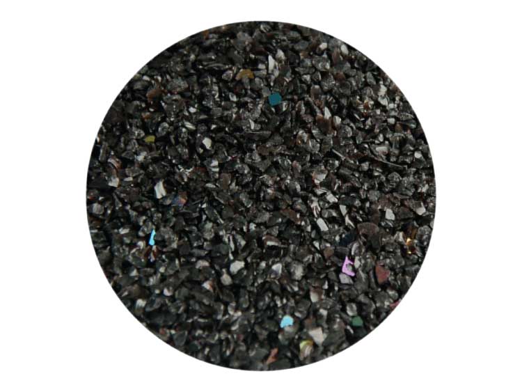 Black Iridescent Frit - Fine (Case of 1)